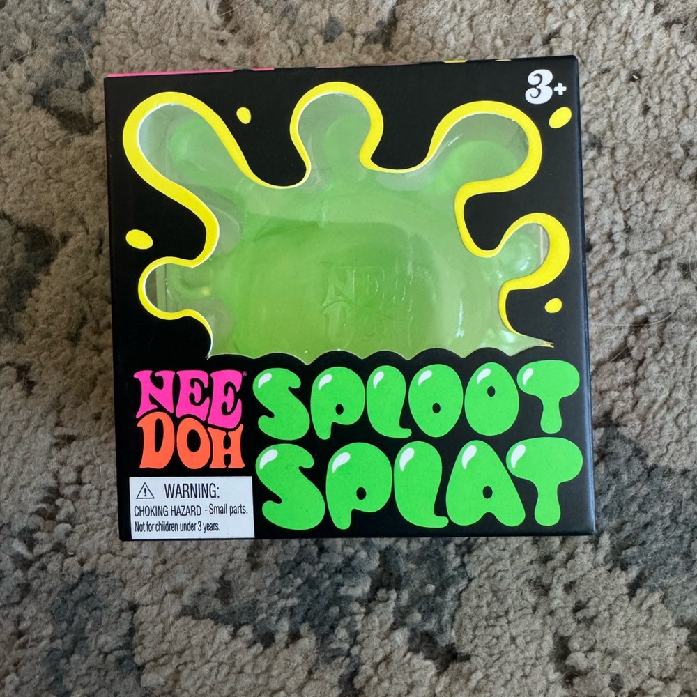 NEW NeeDoh Sploot Splat Green Stress Toy